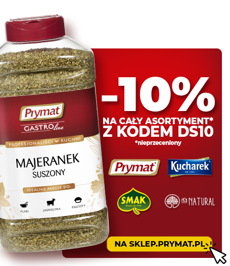 Z Kodem DS10 10% taniej wybrane produkty nieprzecenione na sklep.prymat.pl
