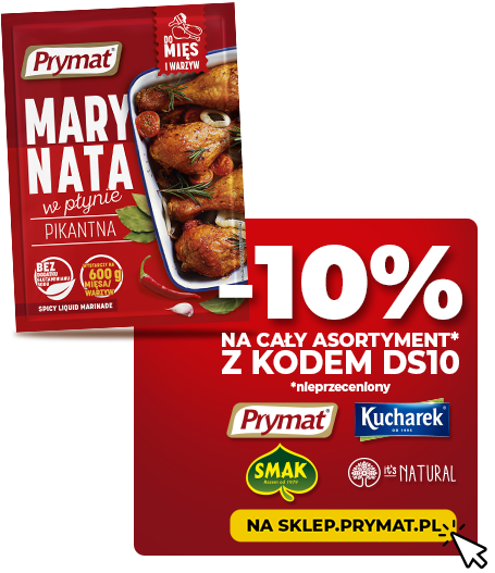 Z Kodem DS10 10% taniej wybrane produkty nieprzecenione na sklep.prymat.pl
