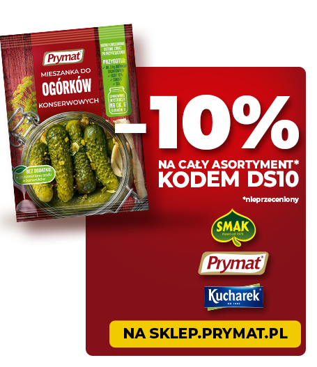 Z Kodem DS10 10% taniej wybrane produkty nieprzecenione na sklep.prymat.pl