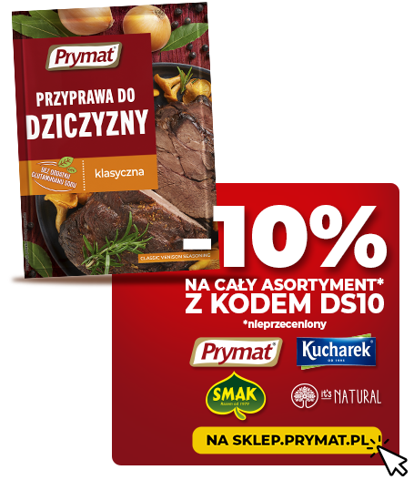 Z Kodem DS10 10% taniej wybrane produkty nieprzecenione na sklep.prymat.pl