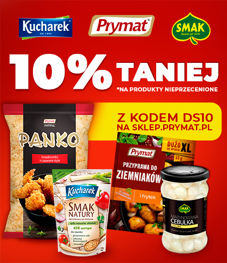 Z Kodem DS10 10% taniej wybrane produkty nieprzecenione na sklep.prymat.pl
