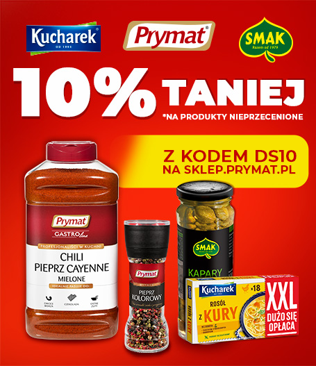 Z Kodem DS10 10% taniej wybrane produkty nieprzecenione na sklep.prymat.pl