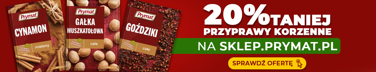 Przyprawy korzenne 20% taniej. Sprawdź ofertę.