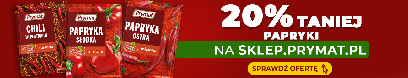 Papryki 20% taniej. Sprawdź ofertę.